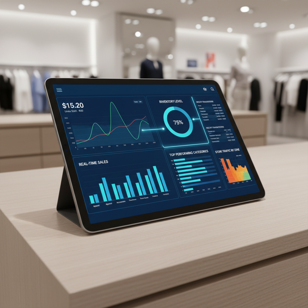 Modernes E-Commerce-Dashboard mit Echtzeit-Verkaufsanalysen und Kundenverhaltensmetriken